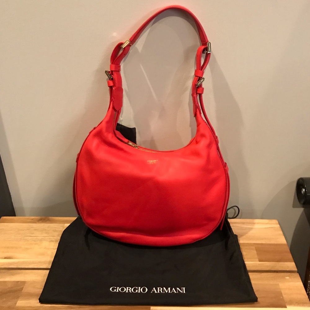 *New with tags* Giorgio Armani Red Leather Bag